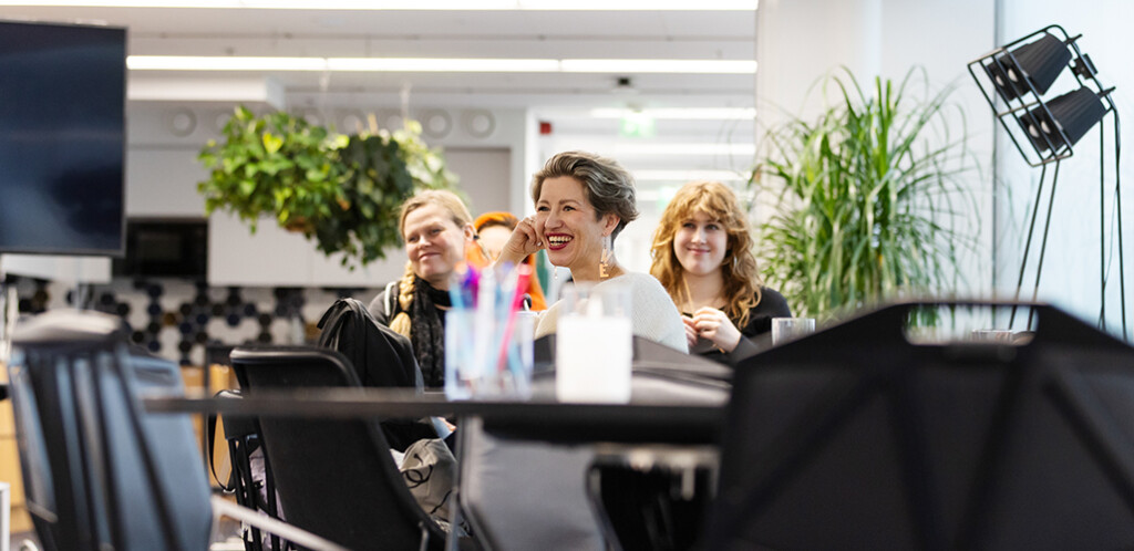 Next level -kurssin opiskelijat, kuvaaja Emma Suominen