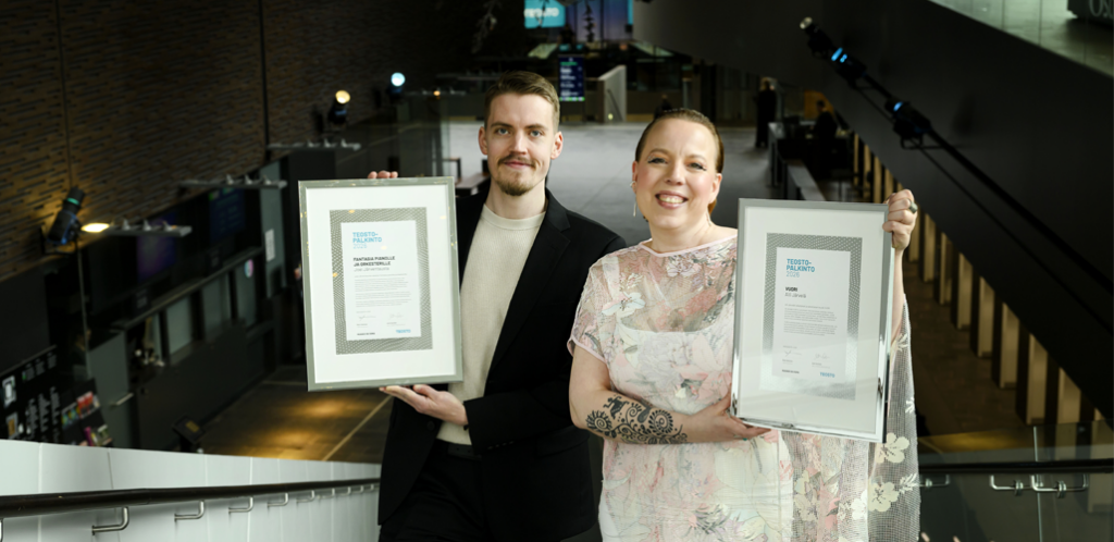 Teosto-palkinto 2026 -voittajat Joel Järventausta ja Aili Järvelä