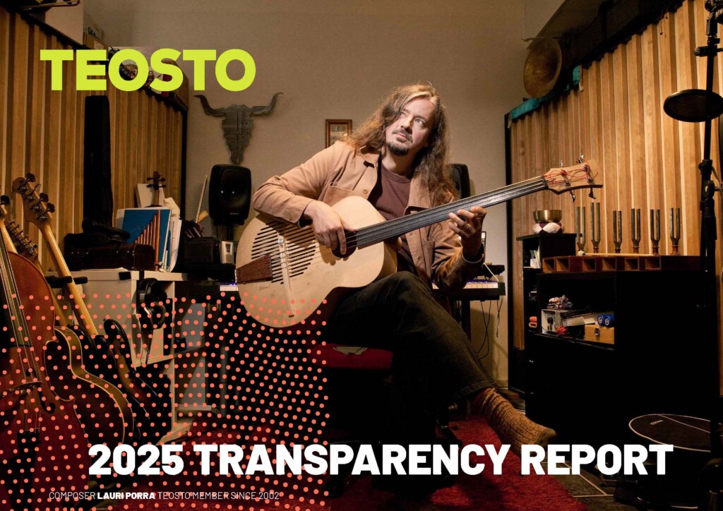Teosto: transparency report and financial statement 2025