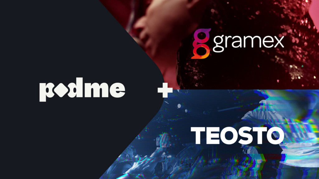 Podme, Gramex ja Teosto yhteistyöhön